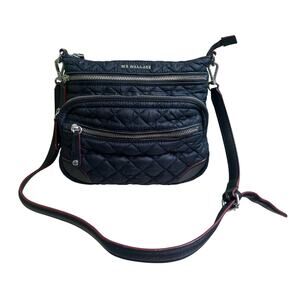 MZ Wallace Downtown Crosby Black Quilted Crossbody